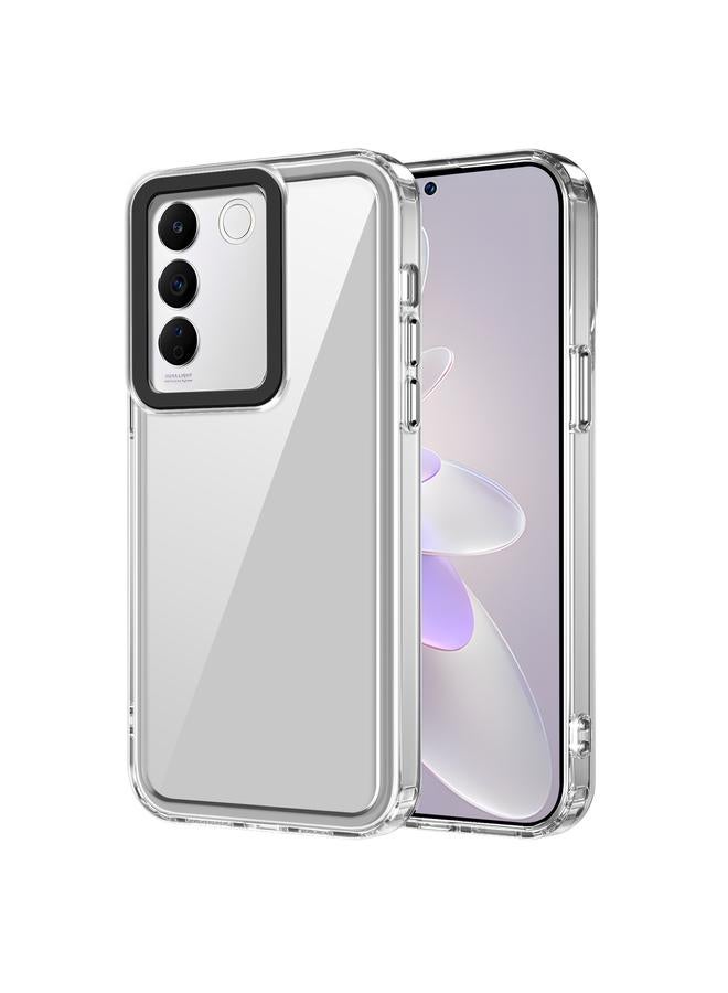 For vivo V27e/Y200/V29e 5G Taiwan/V30 Lite Transparent Acrylic + TPU Shockproof Phone Case(Transparent)