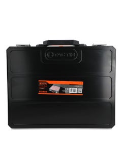 Tactix Heavy Duty Steel Organiser Case with Comfort-Grip Handle Black and Orange 42.6 x 32.4 cm 321160  - Image 3