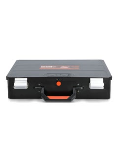 Tactix Heavy Duty Steel Organiser Case with Comfort-Grip Handle Black and Orange 42.6 x 32.4 cm 321160  - Image 4