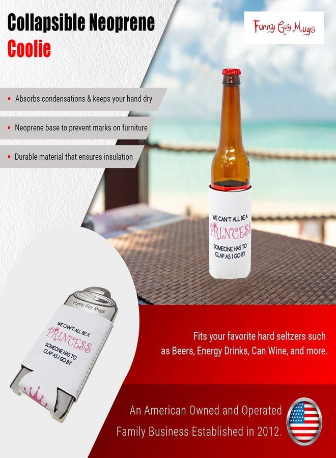 Funny Guy Mugs Princess Collapsible Neoprene Can Coolie - Drink Cooler - Image 2