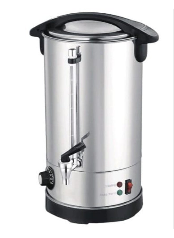 غلاية مياه كهربائية سعة 16 لترًا من الفولاذ المقاوم للصدأ - موزع مياه ساخنة مع التحكم في درجة الحرارة وحماية من الغليان الجاف ومقبض مقاوم للحرارة ومؤشر ضوء للتسخين - مثالي للشاي والقهوة - Image 1