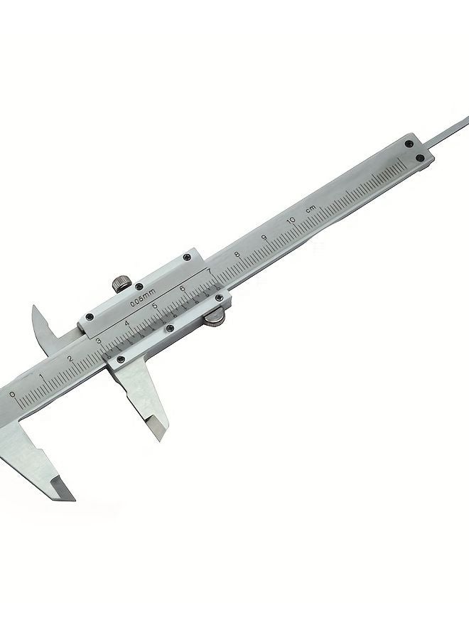 Heavy Duty Stainless Steel Vernier Caliper 100mm Precision Measuring Tool for Workshop - Image 1