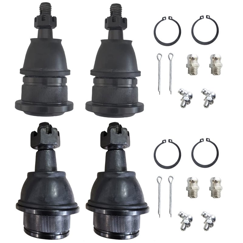 4 Pack Front Ball Joint Upper and Lower Fits for Chevrolet Silverado 1500 9906 Chevrolet Express 1500 Chevrolet Tahoe Upper Lower Ball Joint Fits for GMC Savana 1500 Cadillac Escalade GMC Yukon