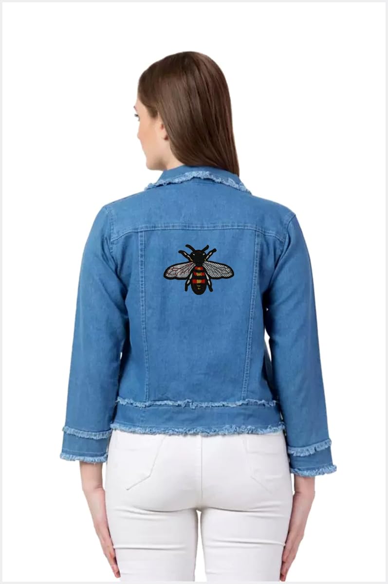 Generic Bee (Insect) Applique Embroidered Sew-on Patch ; Size: 16cm x 12.5cm for Jackets, Bags, T-Shirts, Jeans, Outdoor Clothing ; Imported from Malaysia (1 Piece). (Code: M-67)  - Image 4