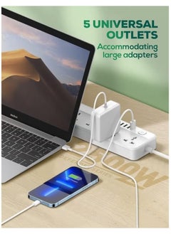 SC5614 Power Strip – 5 AC Outlets & 6 USB Charging Ports, 2m Long Extension Cord, Ideal for Home & Office Use, Surge Protection, Compact Design for Multiple Devices - pzsku/Z9F9536D3B08A5C3925AFZ/45/_/1739907475/b799096a-ba2d-4b52-8061-8dd618fbf010