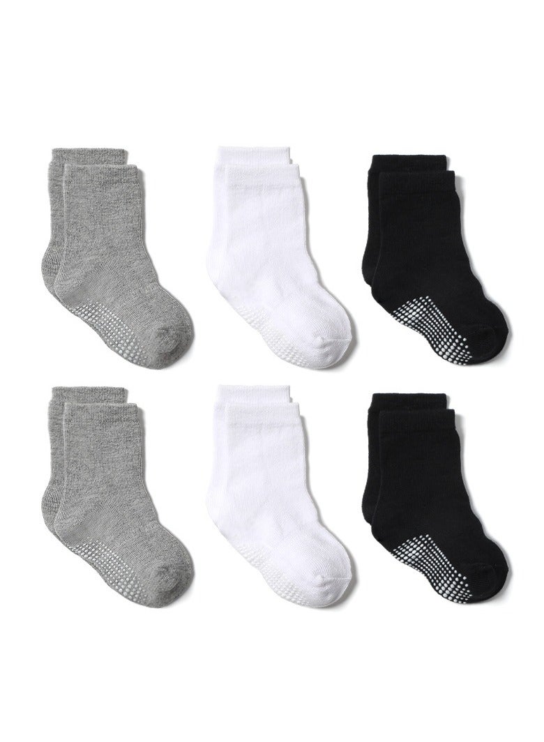 Children's floor socks baby non-slip socks 6 pairs - Image 1
