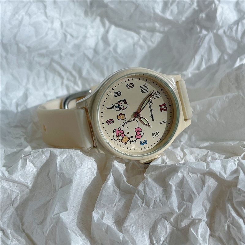 Milk Sweet Cute Children'S Watch Female Ins Wind High Color Value White Junior High School Primary School Examination Can Be A Generation Of Hair - Image 2
