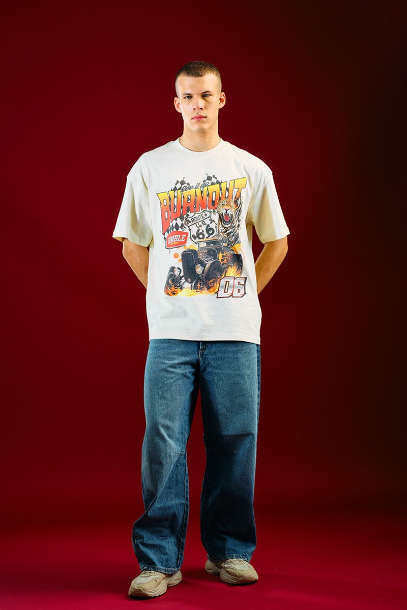 Bonkers Corner Rev It Up Oversized T-shirt - Image 2