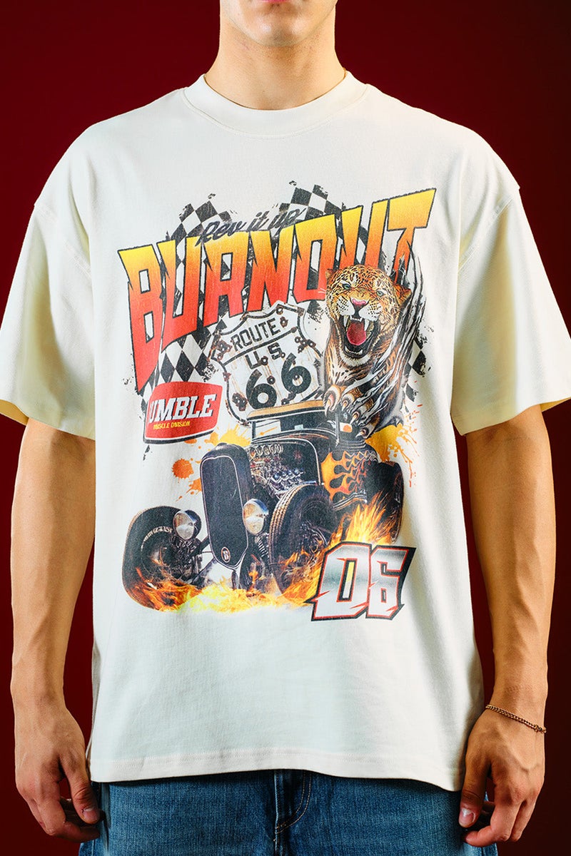 Bonkers Corner Rev It Up Oversized T-shirt - Image 3