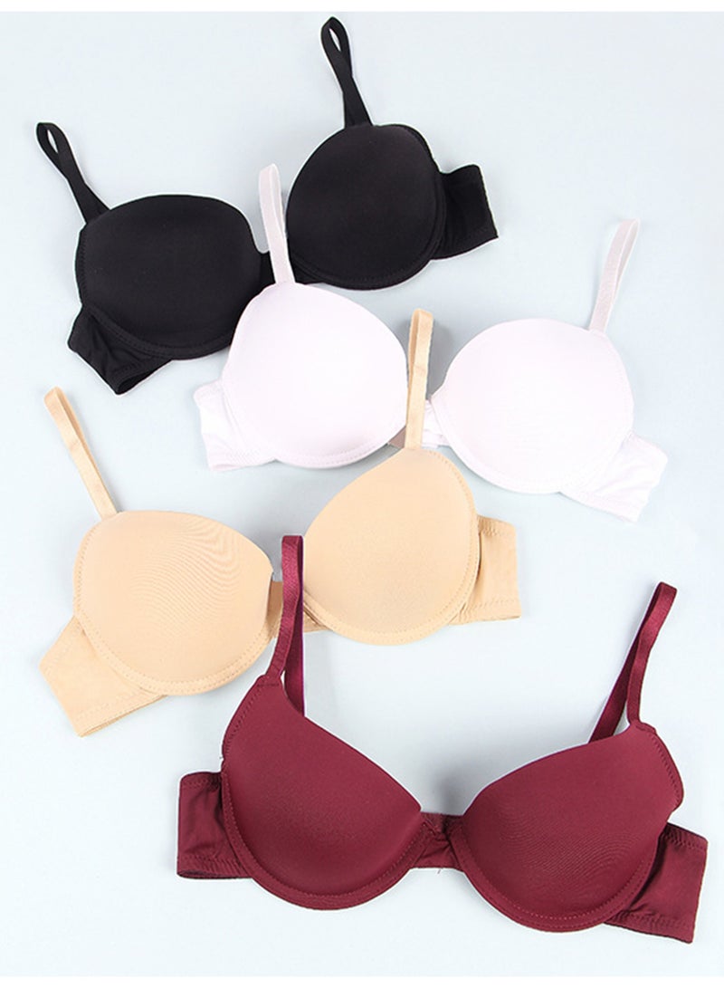 Women Classic Smooth Bra Full Figure Everyday T Shirt Comfort Bra For No-Show Lines With Underwire - Image 4