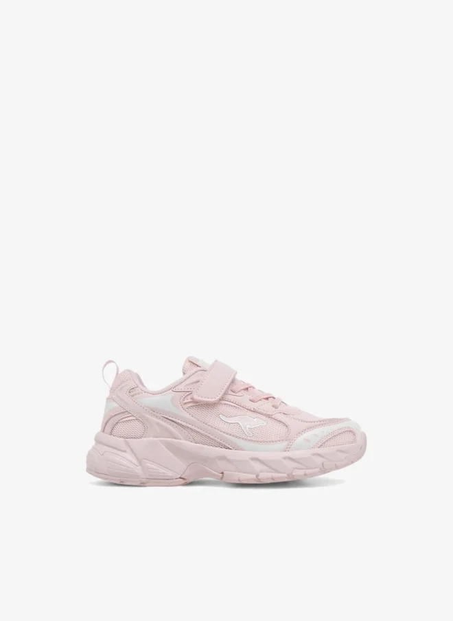 kangaROOS Girls Logo Detail Sports Shoes With Hook And Loop Closure