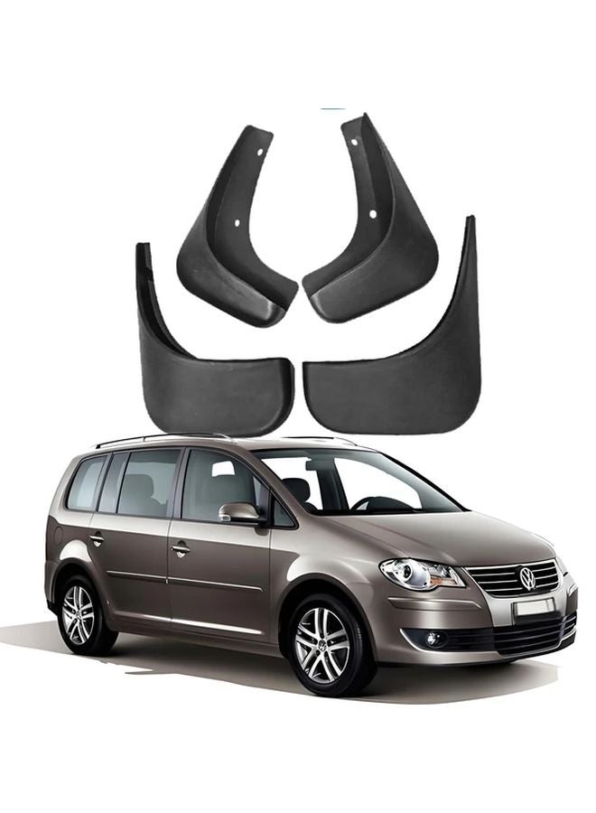 Black Mudguards Set For Volkswagen Touran 2004 2015 Front Rear Wheel Protection - Image 5