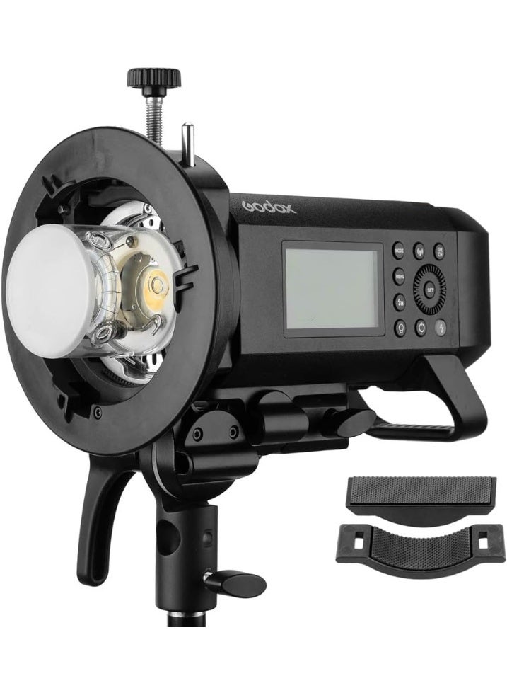 جودوكس حامل فلاش S2 من نوع S، حامل Bowens لـ Godox V1 وV1Pro وV100 وAD200 وAD200ProII وAD300Pro وAD400Pro وAD400ProII وV860II وTT685 وTT600 وTT350، مع تحكم دقيق في الإمالة وفتحة تثبيت المظلة - Image 4