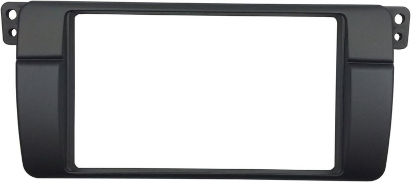 DKMUS 179x105mm Opening Dash Installation Trim Kit for BMW 3 Series M3 E46 Double Din Radio Stereo DVD Facia - Image 1