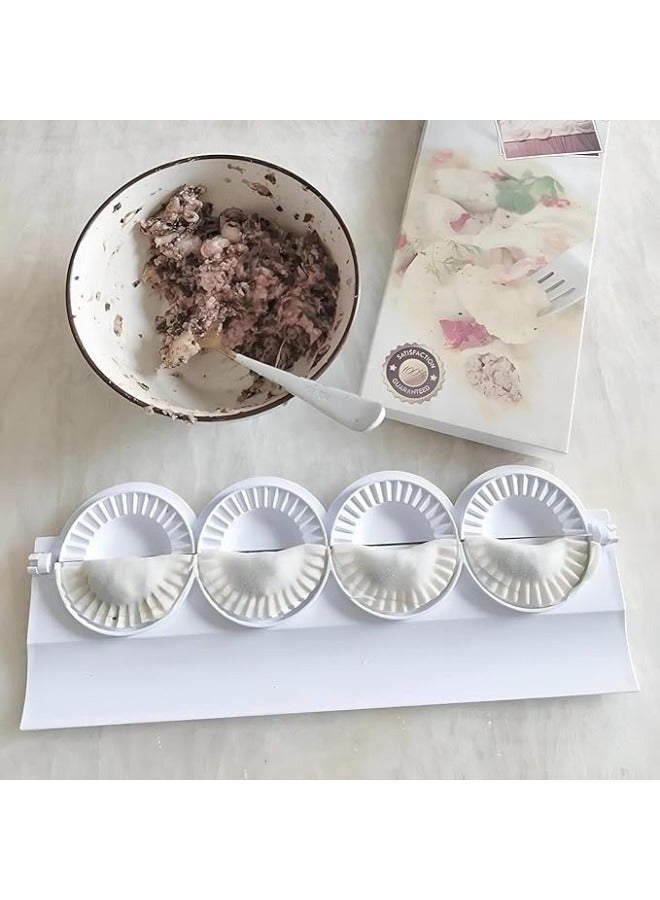 ماكينة صنع السمبوسك والقطايف 4 في 1 – تصنع 4 قطع في وقت واحد لتوفير الوقت والجهد – سهلة الاستخدام والتنظيف لتحضير السمبوسك، القطايف، المعجنات والحلويات في المنزل والحفلات - Image 2