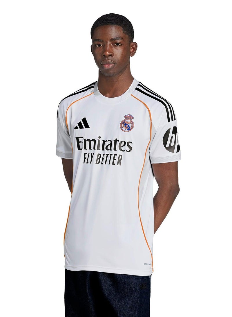 اديداس قميص ريال مدريد أبيض رجالي - Image 1