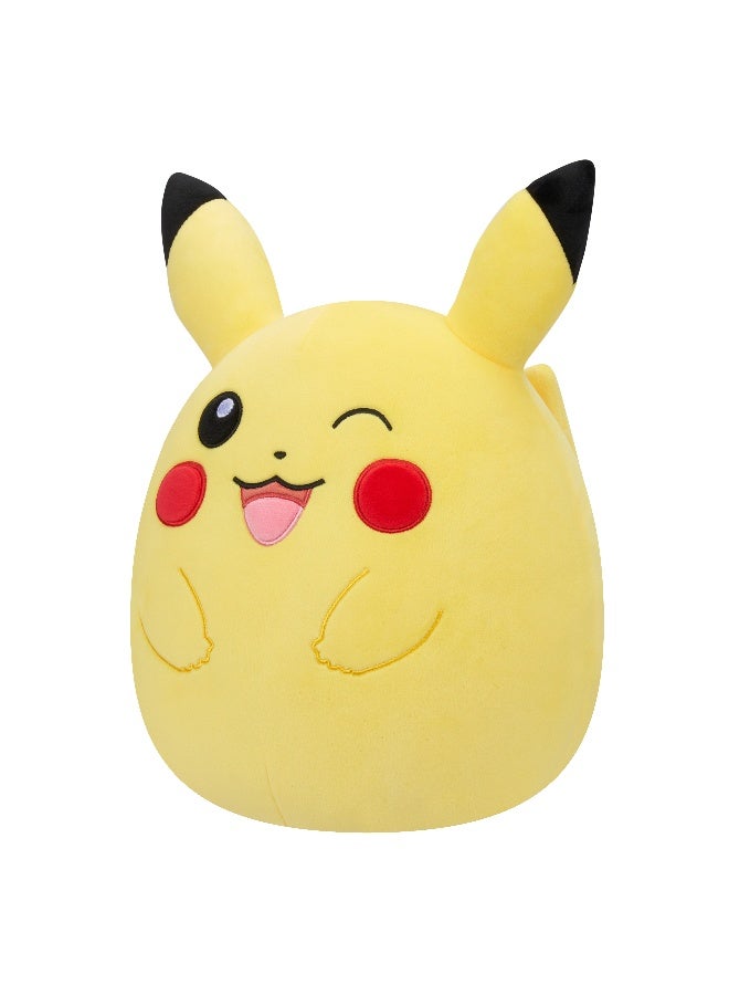 Pokemon سكووشمالوز بيكاتشو 14 بوصة | لعبة محشوة | لعبة ناعمة | هدية مثالية للأطفال والبالغين - Image 3
