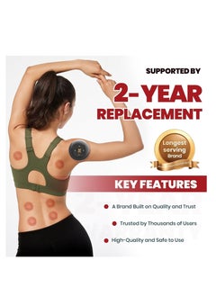 JAJEEK 4-in-1 Smart Dynamic Cupping Therapy Set – Vacuum Therapy Machine, Cellulite Massager with 12-Level Temperature & Suction, Gua Sha Massage Tool (Red)  - Image 3
