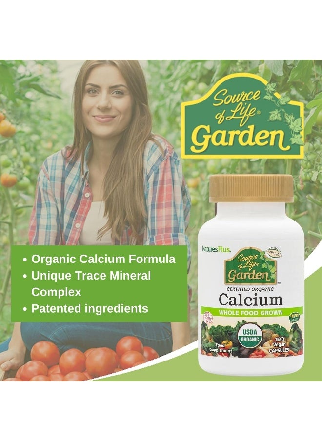 Nature's Plus - Natures Plus Source Of Life Garden Calcium With Algaecal 120 Vegetarian - Image 1