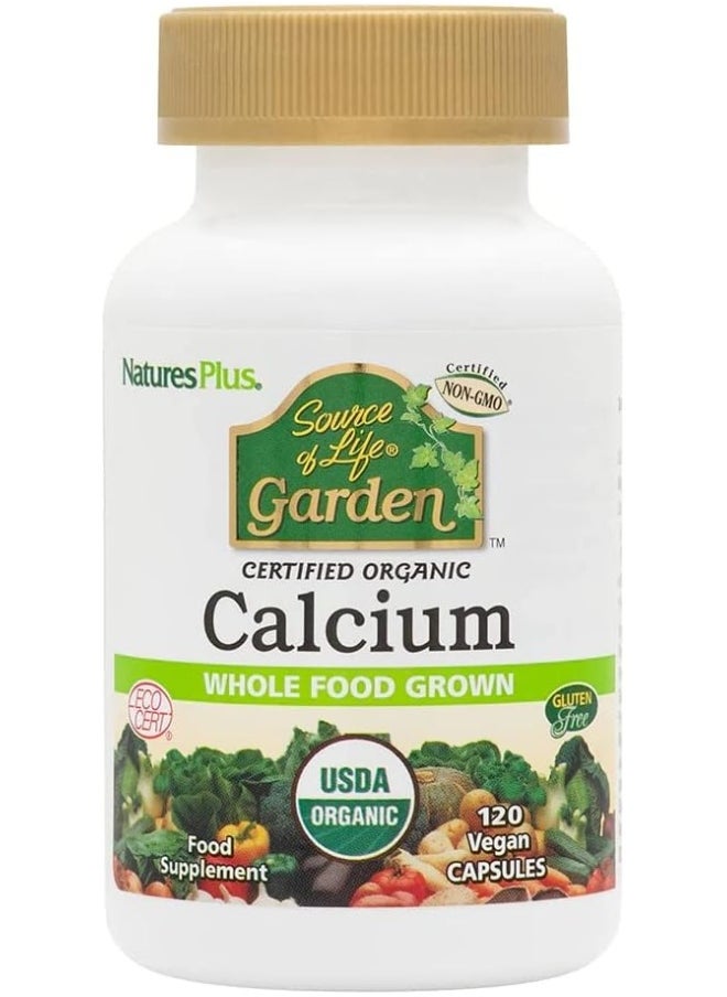 Nature's Plus Natures Plus Source Of Life Garden Calcium With Algaecal 120 Vegetarian  - Image 1