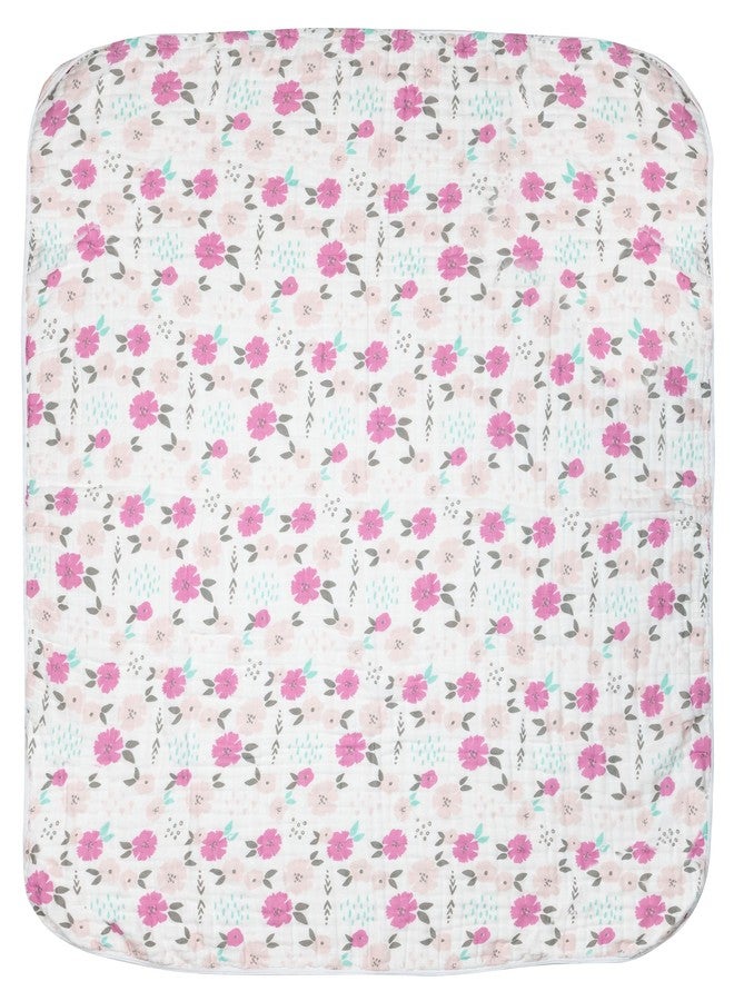 Stephen Joseph, Muslin Stroller Blanket, Flower - Image 2