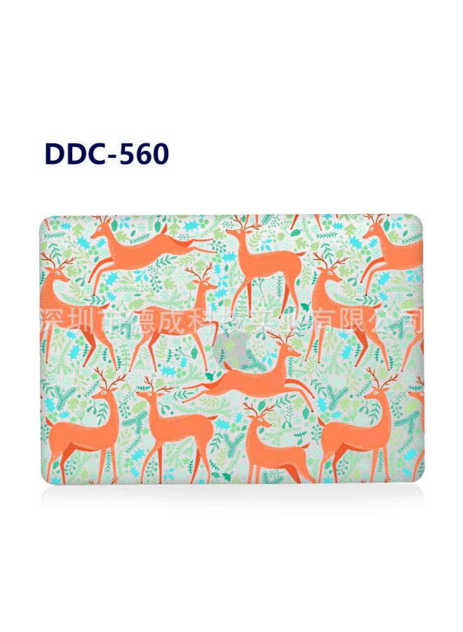 For Macbook Pro Case Set Painted Cartoon Case Apple Laptop Protective Case Shell-Color:DDC-560-Applicable Model:2020 13.3Pro (A2251/A2289) - Image 1