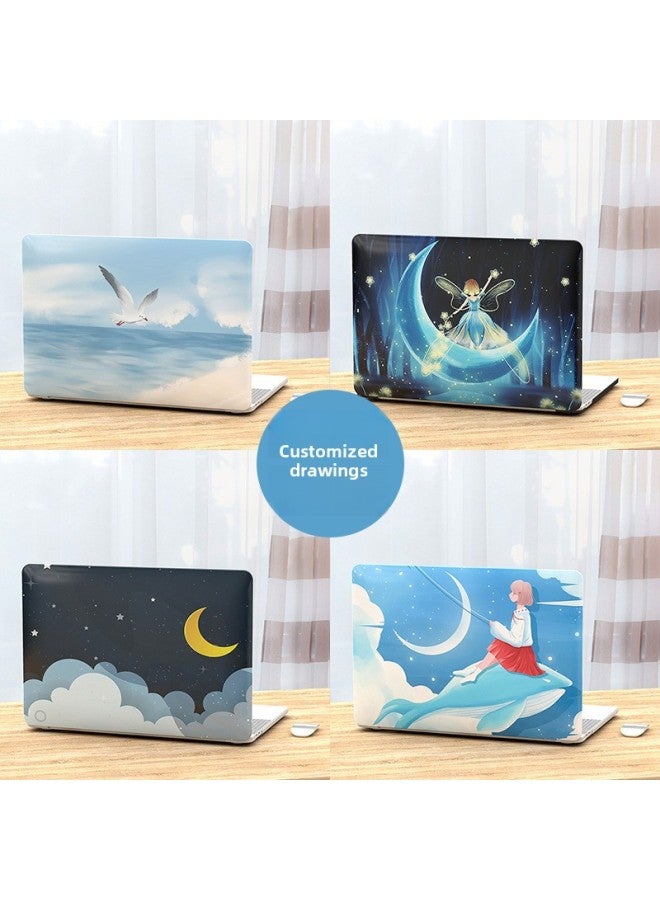 For Macbook Pro Case Set Painted Cartoon Case Apple Laptop Protective Case Shell-Color:DDC-560-Applicable Model:2020 13.3Pro (A2251/A2289) - Image 2