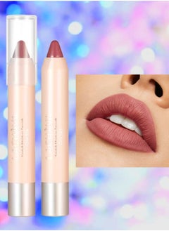 LACHAVA Ultra Matte Lipstick Lip Makeup Matte Finish Hydrating Lipstick Matte Nude Lipstick Lipliner Lip Crayons Moisture Smooth Matte Lipstick Pencils Waterproof and Long Lasting Lip Liner # 01  - Image 1