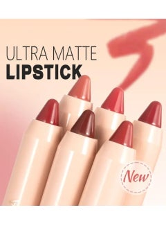 LACHAVA Ultra Matte Lipstick Lip Makeup Matte Finish Hydrating Lipstick Matte Nude Lipstick Lipliner Lip Crayons Moisture Smooth Matte Lipstick Pencils Waterproof and Long Lasting Lip Liner # 01  - Image 2