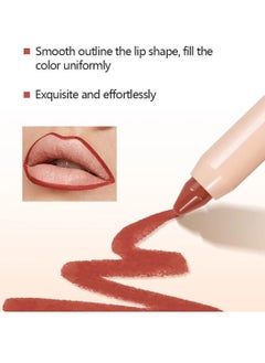 LACHAVA Ultra Matte Lipstick Lip Makeup Matte Finish Hydrating Lipstick Matte Nude Lipstick Lipliner Lip Crayons Moisture Smooth Matte Lipstick Pencils Waterproof and Long Lasting Lip Liner # 01  - Image 4