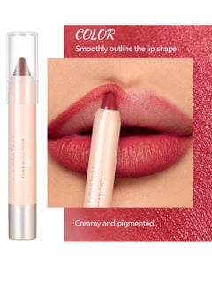 LACHAVA Ultra Matte Lipstick Lip Makeup Matte Finish Hydrating Lipstick Matte Nude Lipstick Lipliner Lip Crayons Moisture Smooth Matte Lipstick Pencils Waterproof and Long Lasting Lip Liner # 01  - Image 5