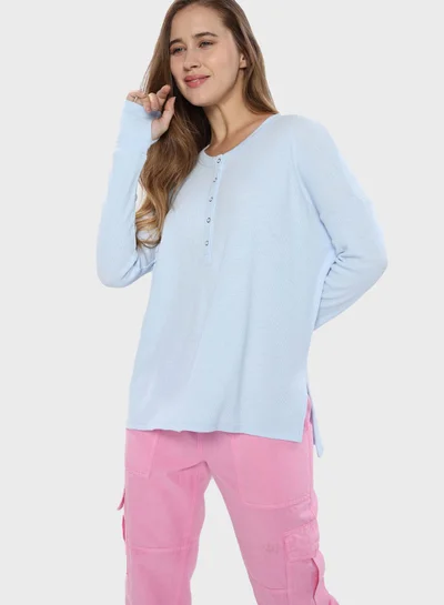 Aerie Button Detail T-shirt
