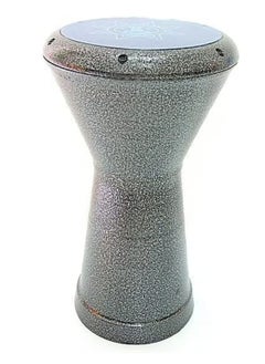 17" Percussion" Metal Darbuka Drum Doumbek (Silver)  - Image 1