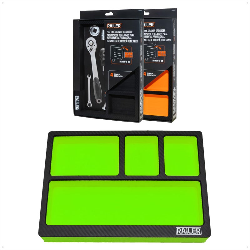 Railer EVA Foam Tool Tray â€“ Premium Tool Box Accessories & Storage Organizer with a Built-In Bit & Socket Organizer for Your Tool Drawer - Image 1