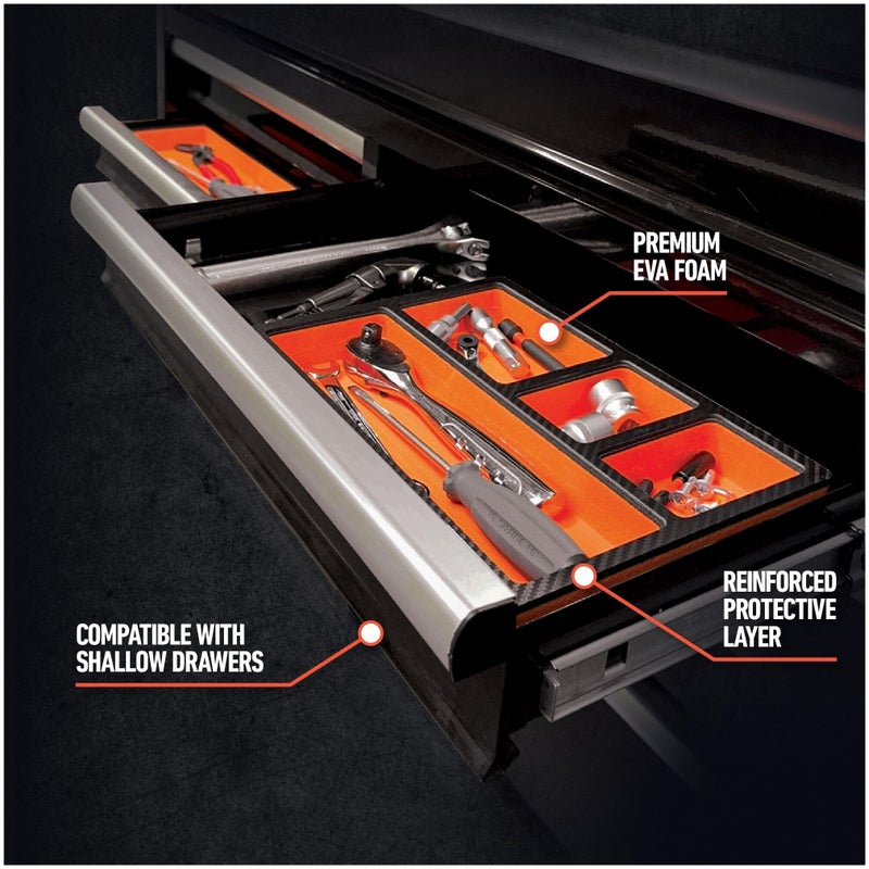 Railer EVA Foam Tool Tray â€“ Premium Tool Box Accessories & Storage Organizer with a Built-In Bit & Socket Organizer for Your Tool Drawer - Image 4