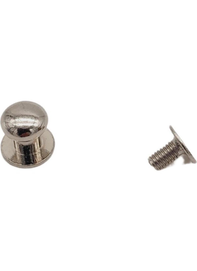 Angel Çanta Aksesuar Angel Bag Accessory Screw Troc Rivet Silver Color 1 Piece  - Image 1