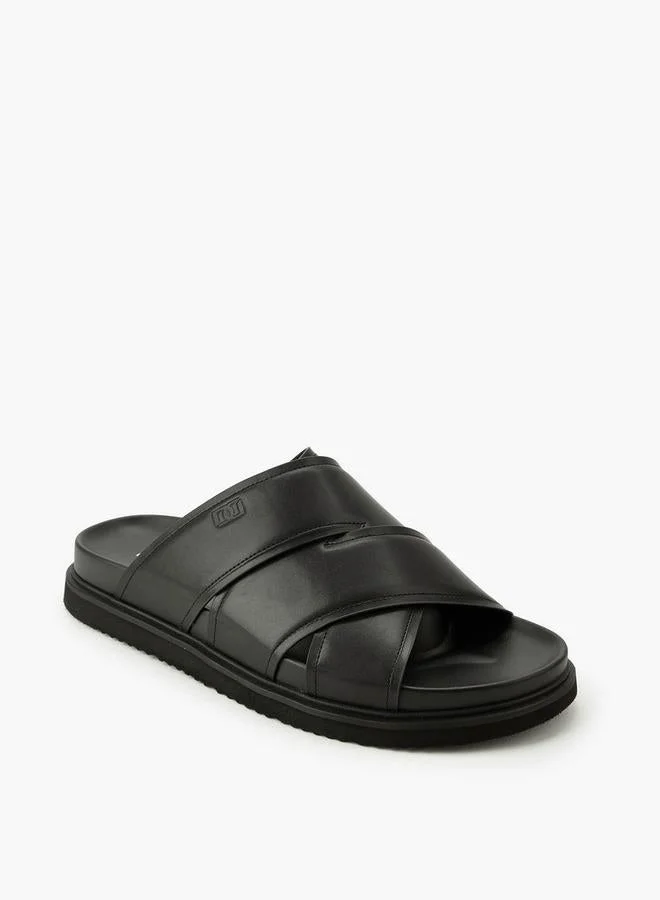 Duchini Men Cross Strap Comfort Sandals