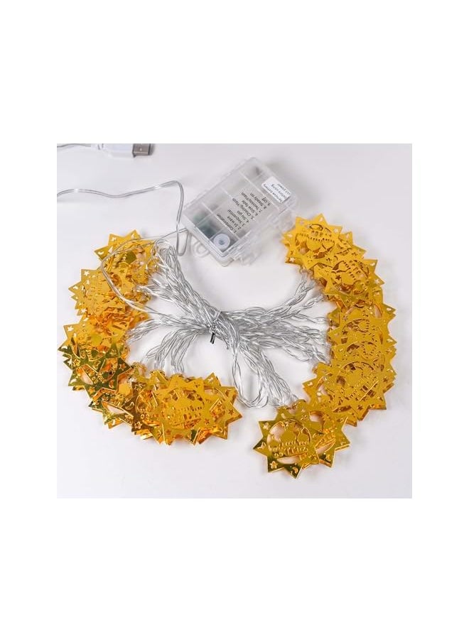 The Bros LED Eid Hanging Lights - LED Decorative Lighting for Ramadan & Eid Festivals - Perfect for Home, Living Room & Garden  - Image 2
