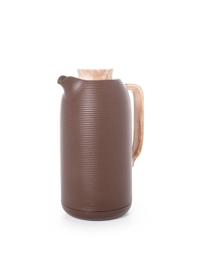 TAVOLO Carmen thermos 1 liter brown marble hand - Image 1