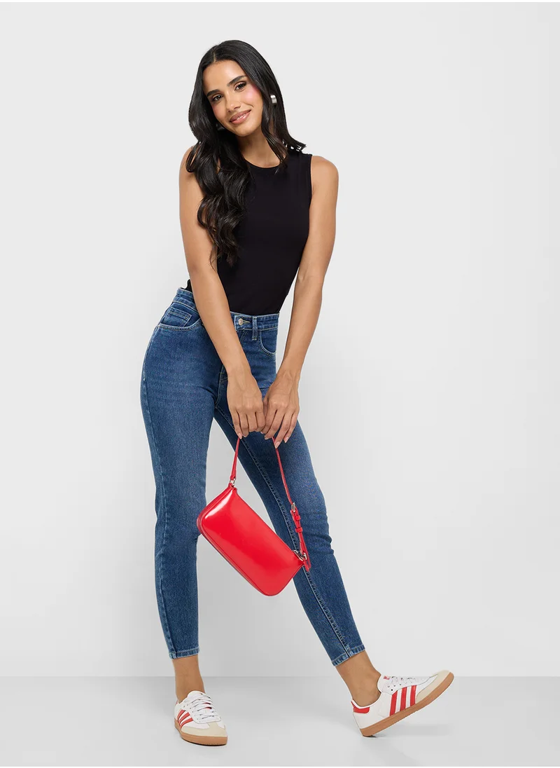 جينجر Mid Rise Skinny Jeans