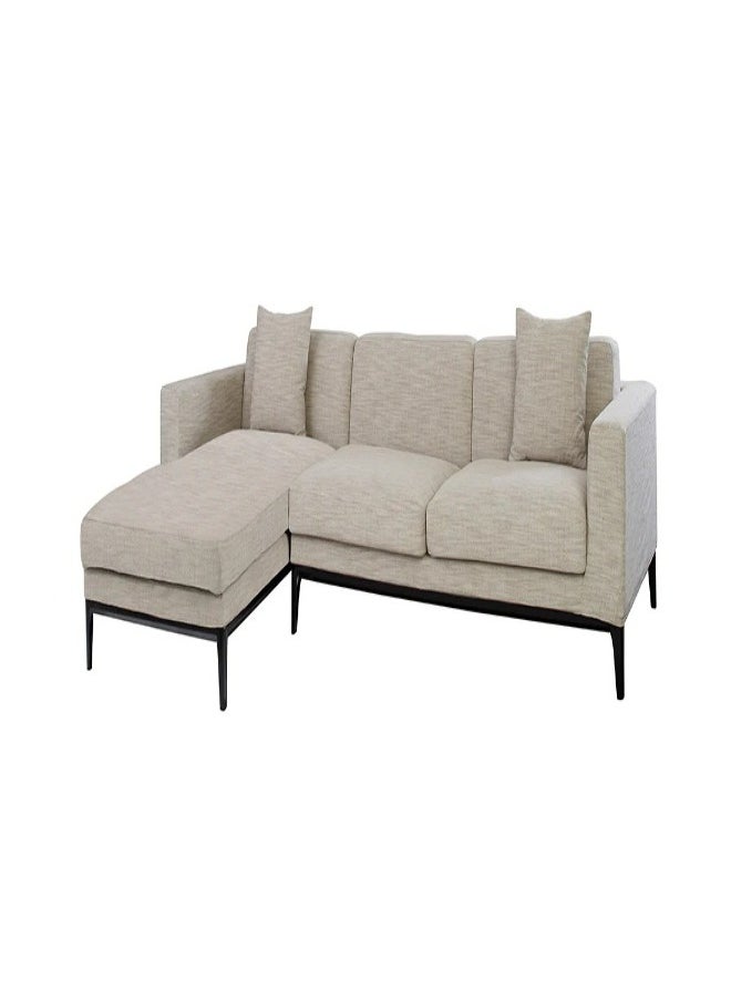 HODGE - Harmony Corner Sofa Off-White - 300x180x85 cm - Image 1