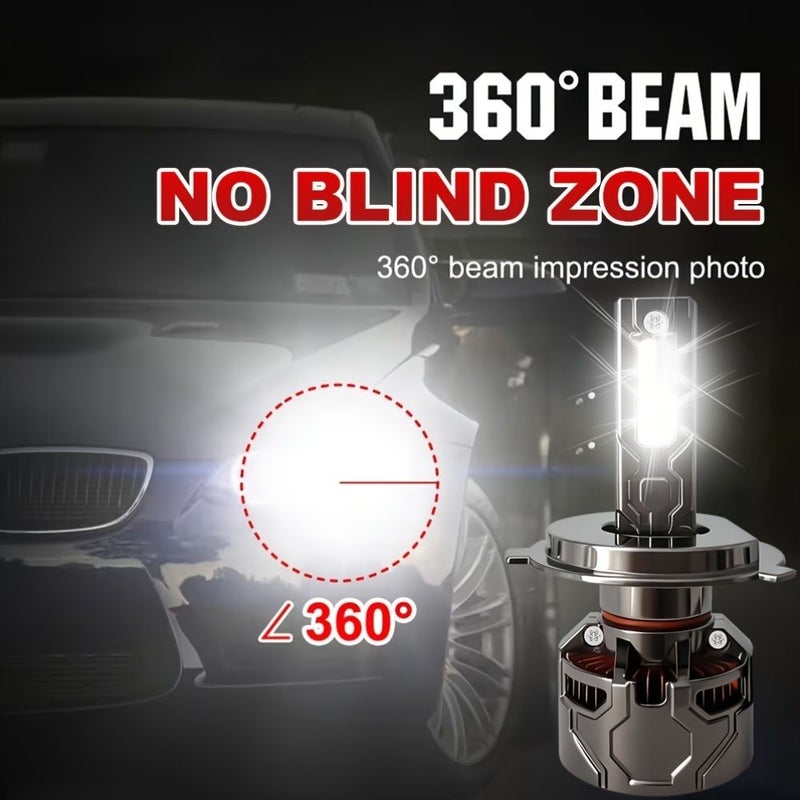 Optimized LED H7 H18 Car Headlights 59700LM 6500K White Day Night Fog Light - Image 5