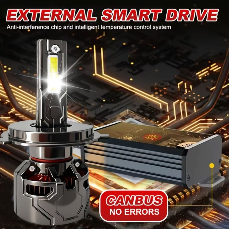 Optimized LED H7 H18 Car Headlights 59700LM 6500K White Day Night Fog Light - Image 4