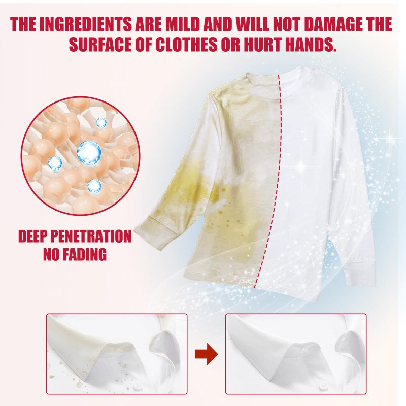 Stain Remover Wet Wipes - Individually Packaged for Clothes, Shoes, and Bed Sheets (1 Packs, 20 Wipes Total) - Effortless Stain Removal - Image 5