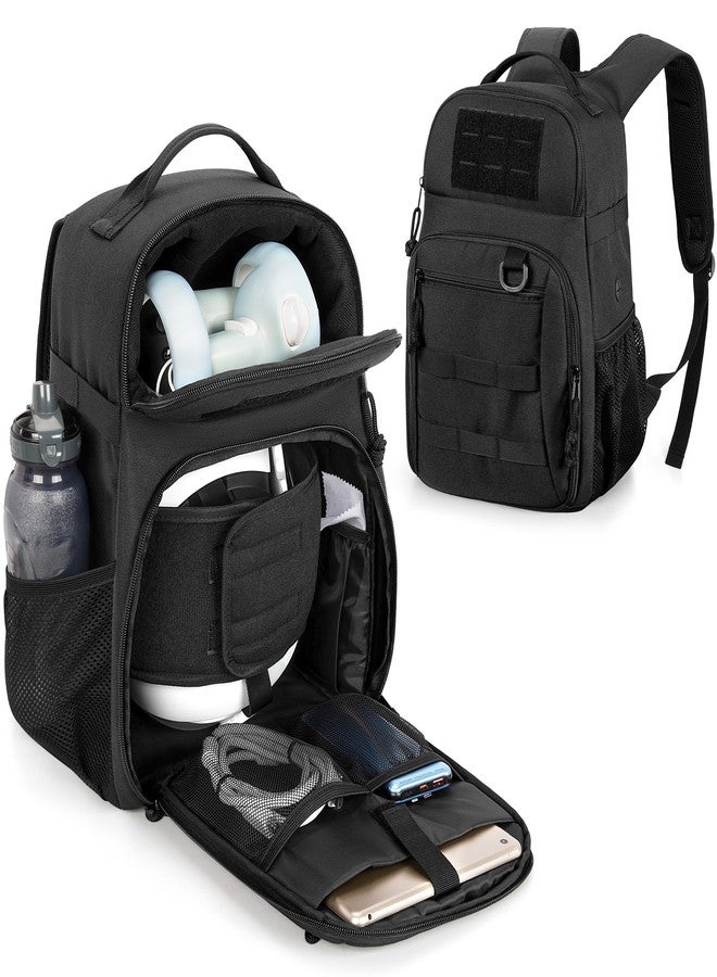 PGmoon Travel Carry Case Compatible with Oculus Meta Quest 2/Quest 3/Quest Pro/VR Elite Strap, Protective Carrying Case Bag with Plenty of Pockets for Controllers & Accessories (Patent Design) - Image 1