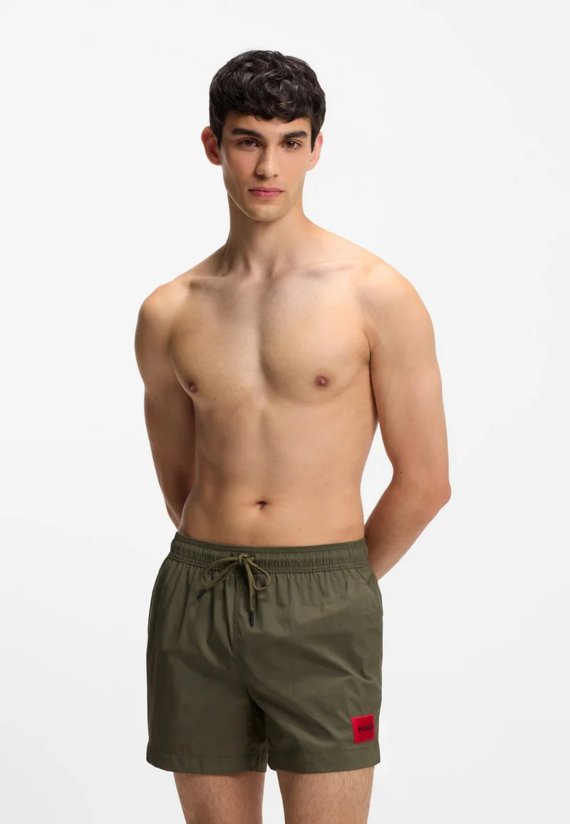 HUGO Swim shorts with logo label