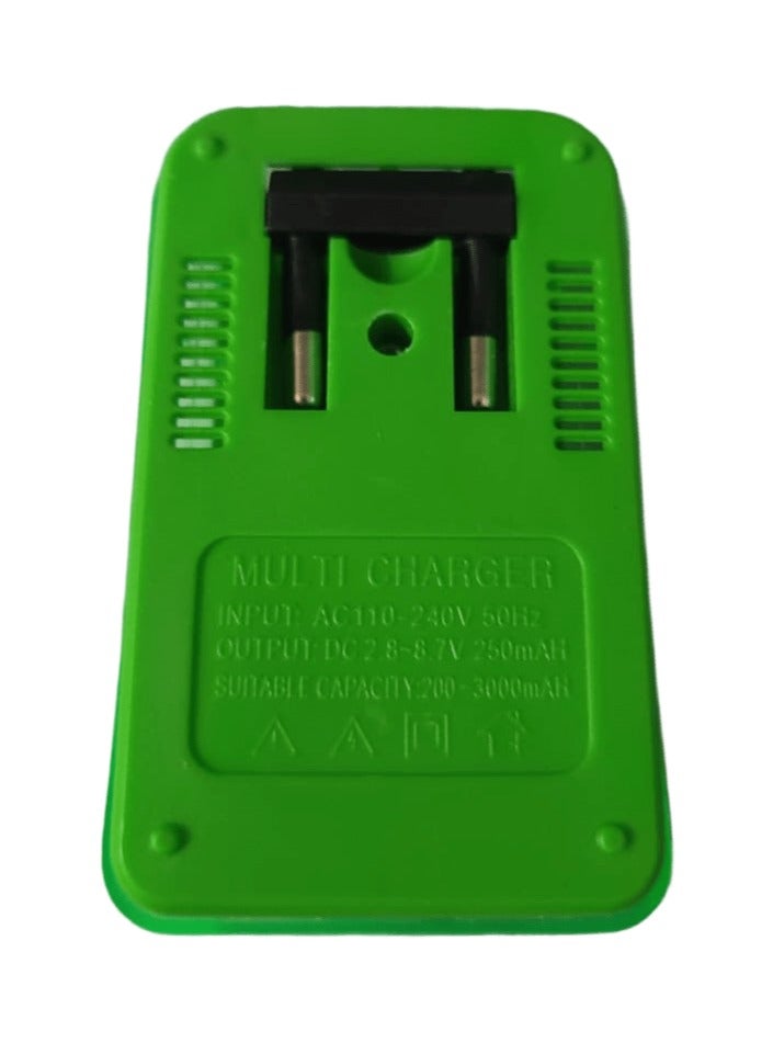 شاحن Desktop  لجميع بطاريات الهواتف المحمولة، شاحن LED عالمي Desktop  مع منفذ USB - Image 2