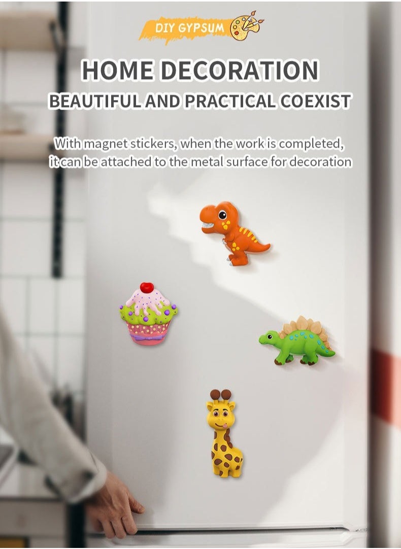 Water Moulding and Painting Set, Safe Creative Art Supplies,cake or space theme for your choice.