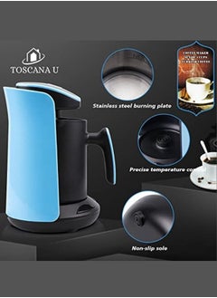 Generic Automatic Turkish coffee maker with high capacity 600 watts, automatic shut-off, allows you to prepare up to 5 cups.  - Image 5