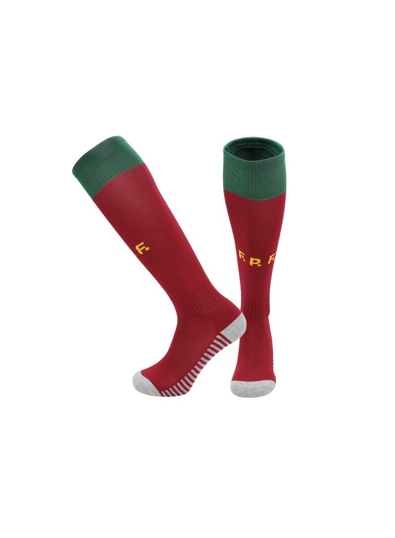 KUYING Wholesale of adult and children's towel bottom wear-resistant and odor resistant long tube sports socks for men